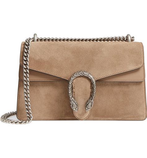 gucci dionysus clutch suede|Dionysus small shoulder bag in light brown suede .